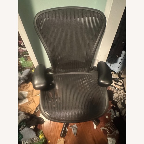 Used Herman Miller Aeron Black Office Chair for sale on AptDeco