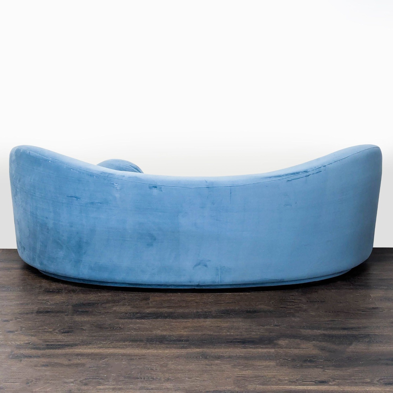 Rove Concepts Diane 3-Seat Modern Blue Velvet Sofa - image-4