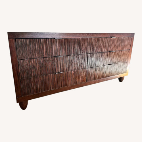 Used Crate & Barrel Espresso Dark Brown Wood Dresser for sale on AptDeco