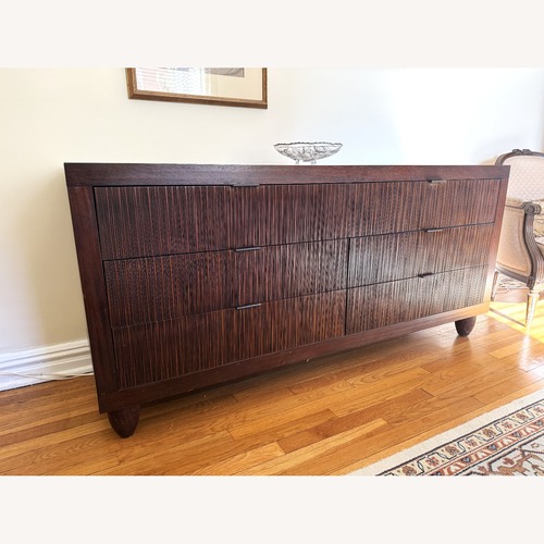 Used Crate & Barrel Espresso Dark Brown Wood Dresser for sale on AptDeco
