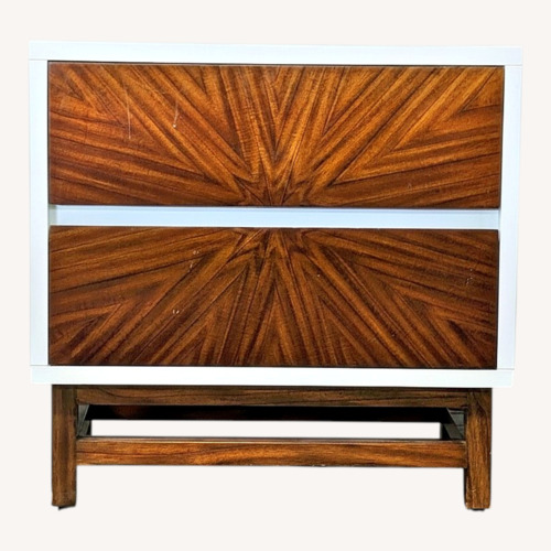 Used Crate & Barrel Two Drawer Nightstand for sale on AptDeco