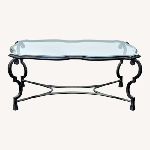 Used Wrought Iron Coffee Table for sale on AptDeco