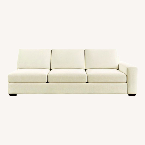 Used Pottery Barn Big Sur White Fabric 3+ Seater Sofa for sale on AptDeco