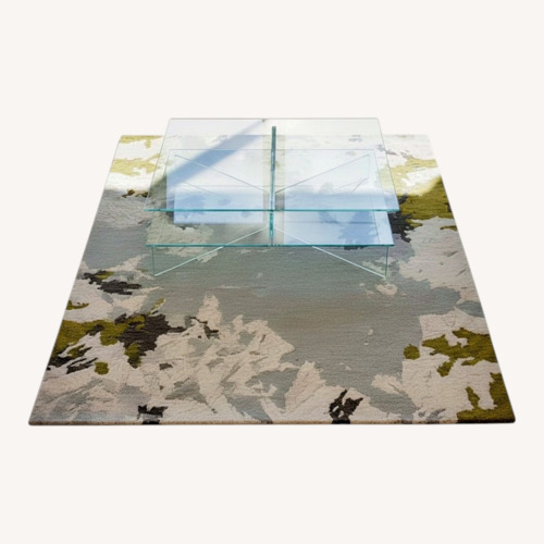 Used Croce Glass Designer Coffee Table for sale on AptDeco