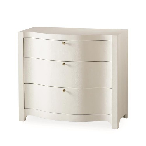 Used Century Furniture White Fabric Dresser for sale on AptDeco