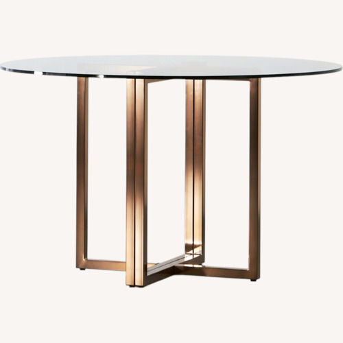 Used CB2 Silverado 47" Round Dining Table for sale on AptDeco