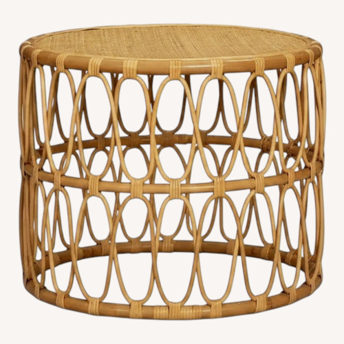 Used Pala Accent Table - Wood and Metal - Natural for sale on AptDeco