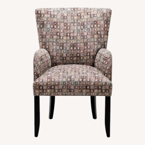 Used Curved Back Upholstered Arm Chairs for sale on AptDeco
