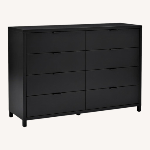 Used Copenhagen Large Black 8 Drawer Dresser for sale on AptDeco