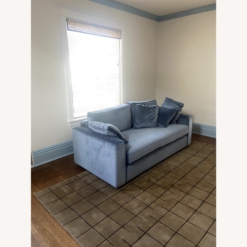 Used Interior Define James Blue Fabric 3+ Seater Sofa for sale on AptDeco