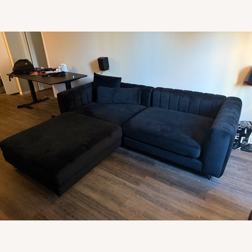Used Berlin Modular Sofa With 2 Ottomans for sale on AptDeco