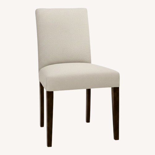 Used Room & Board Peyton Mocha Fabric Dining Chairs (6x) for sale on AptDeco