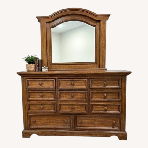 Used American Woodcrafters Dark Brown Wood Dresser for sale on AptDeco