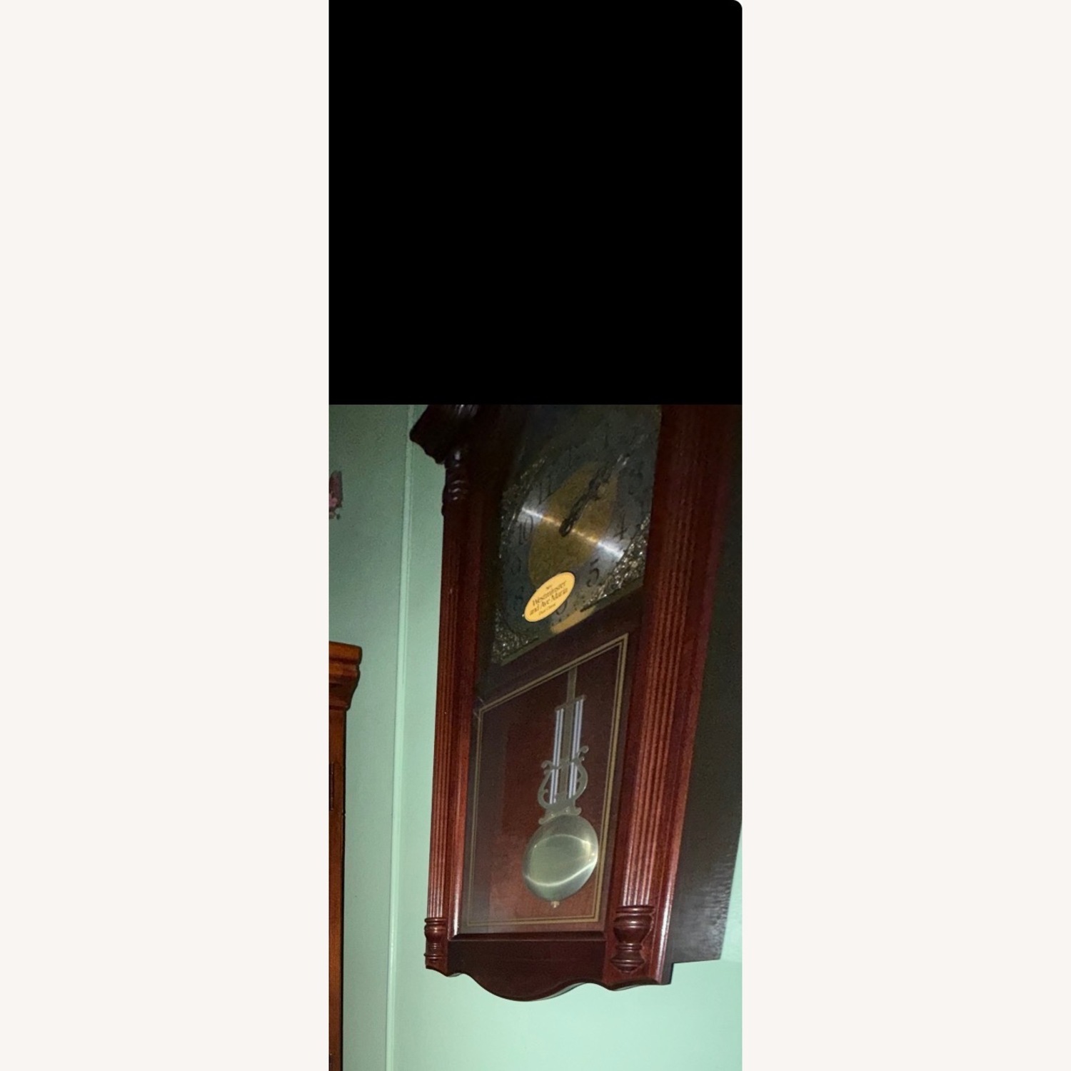 Cherry Finish Wall Clock  - image-3