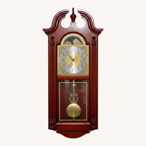 Used Cherry Finish Wall Clock  for sale on AptDeco