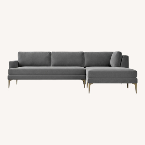 Used West Elm Andes 3-Piece Ottoman Sectional for sale on AptDeco