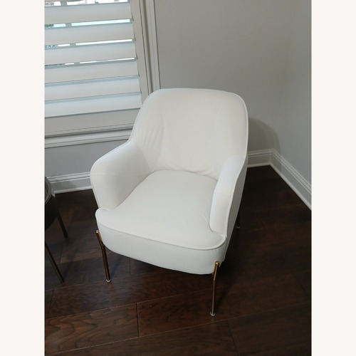 Used Natural Fabric Accent Chair for sale on AptDeco