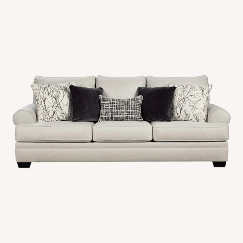 Used Ashley Furniture Light Gray Fabric 3+ Seater Sofa for sale on AptDeco