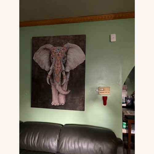 Used African Elephant Painting  for sale on AptDeco