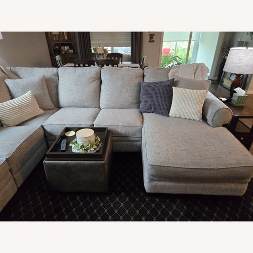 Used La-Z-Boy Light Gray Fabric 3+ Piece Sectionals for sale on AptDeco