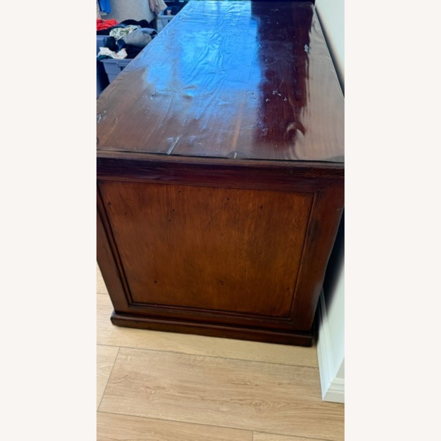 Vintage/Antique Dark Brown Desk - image-7