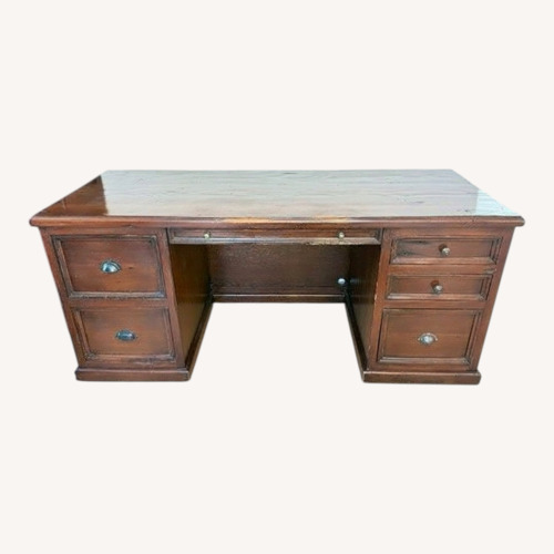Used Vintage/Antique Dark Brown Desk for sale on AptDeco