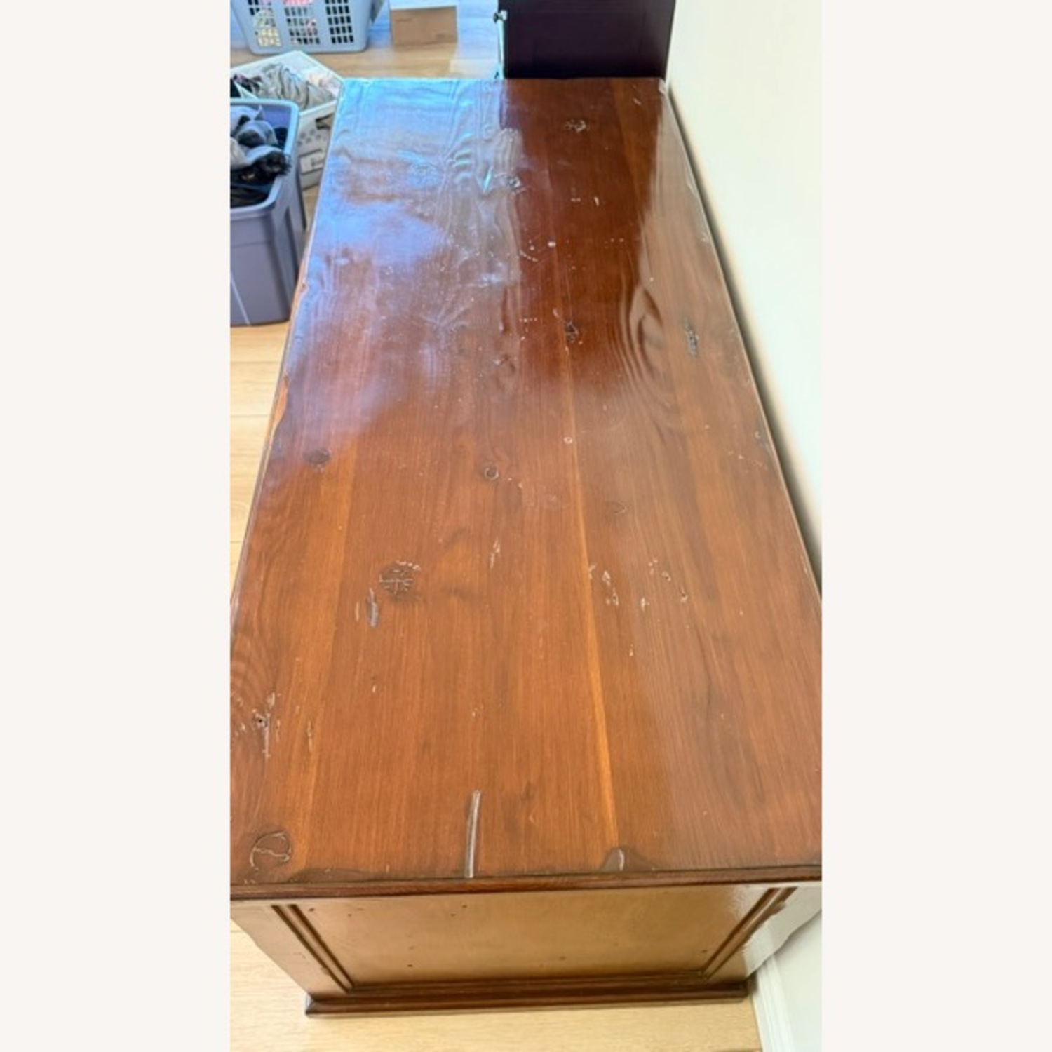 Vintage/Antique Dark Brown Desk - image-6