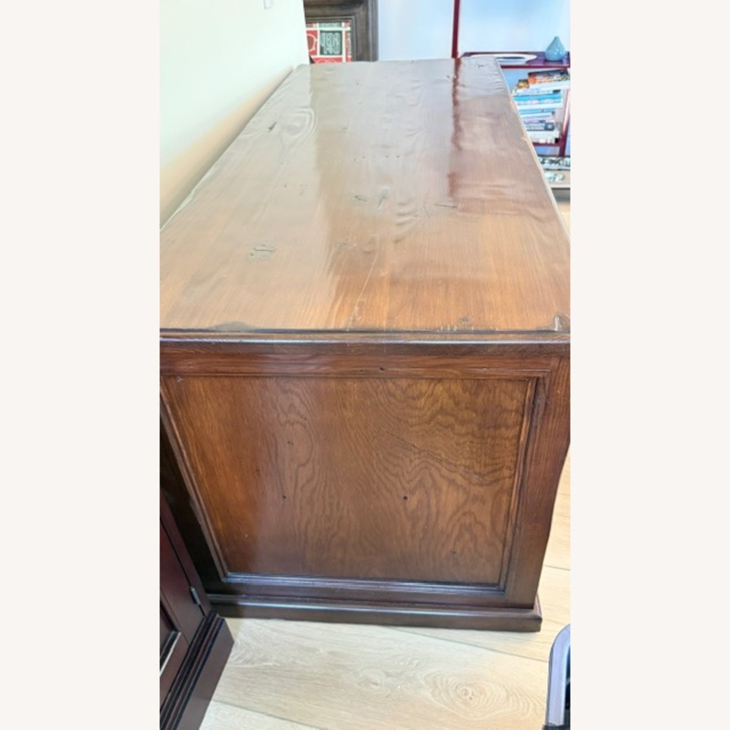 Vintage/Antique Dark Brown Desk - image-9