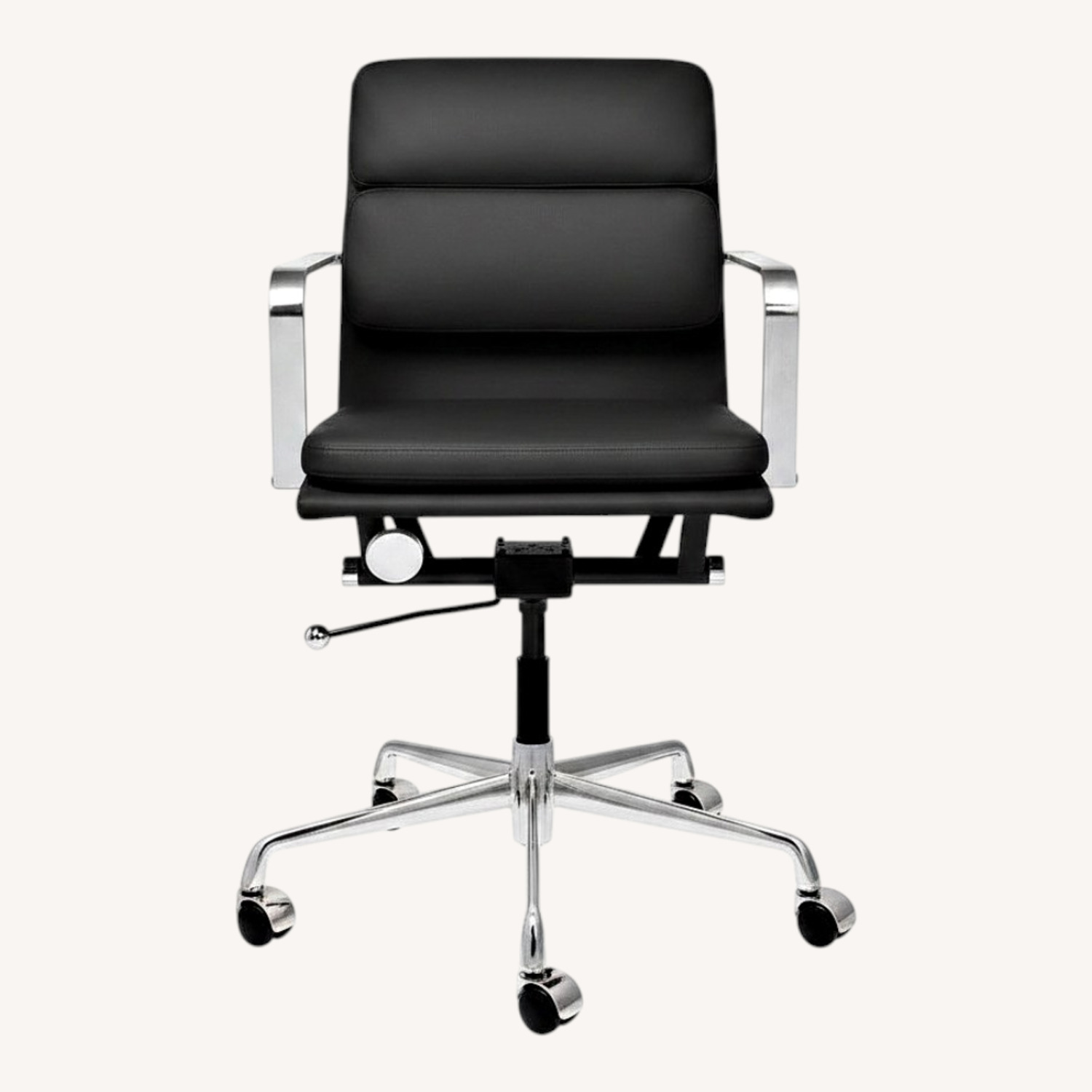 Set of 8 Laura Furniture Padded Management Chair - image-0