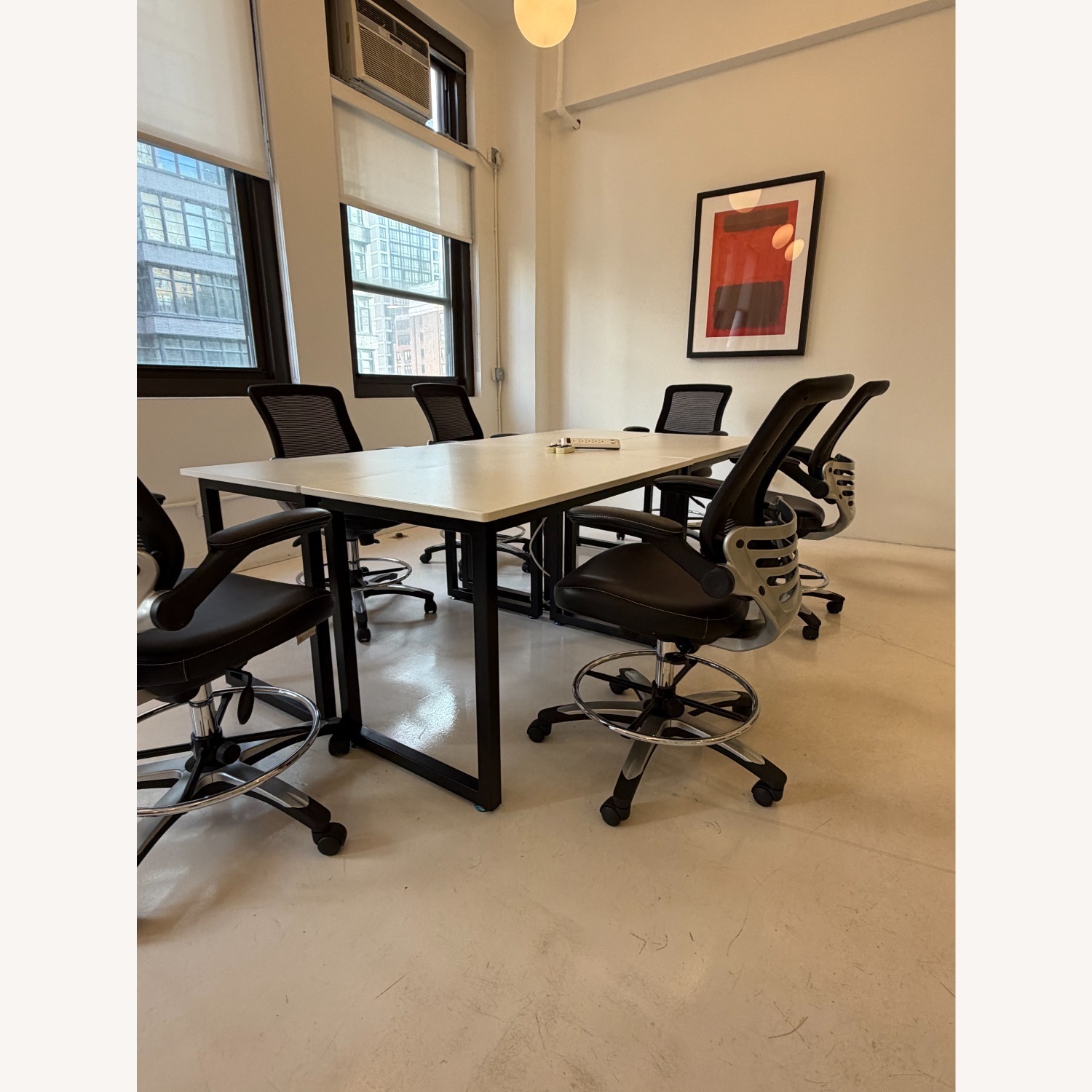 Modway Mesh Back with Flip Arm Drafting Chair - image-4