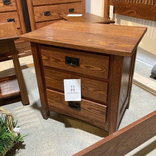 Used Mission 3-Drawer Nightstand for sale on AptDeco