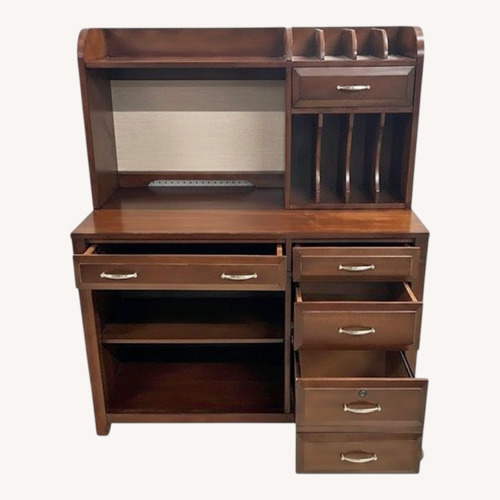 Used Liberty Furniture Hampton Bay Computer Credenza for sale on AptDeco