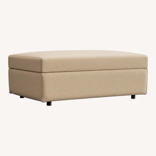 Used Crate & Barrel Barrett II Natural Fabric Chest for sale on AptDeco