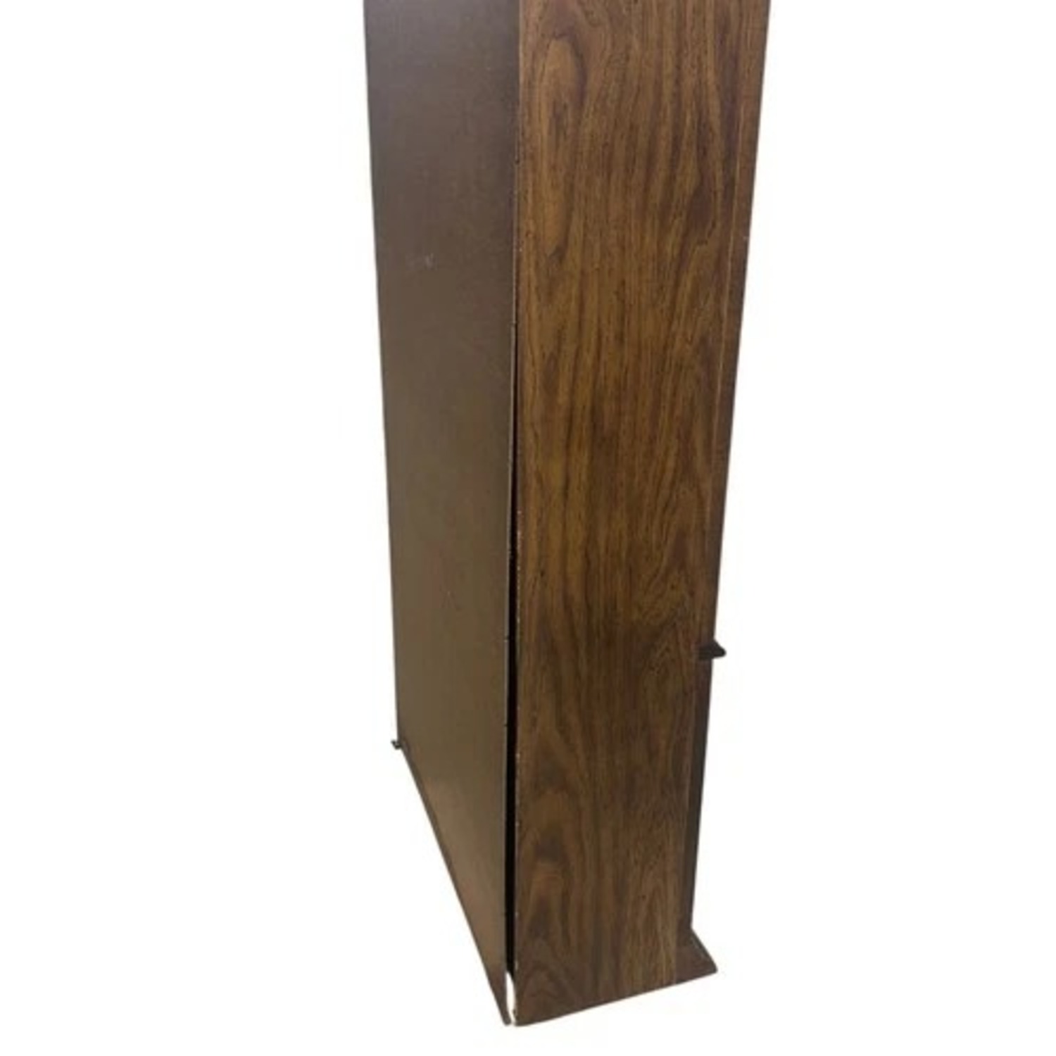 Vintage Glass Door Display Curio Cabinet Brown - image-4