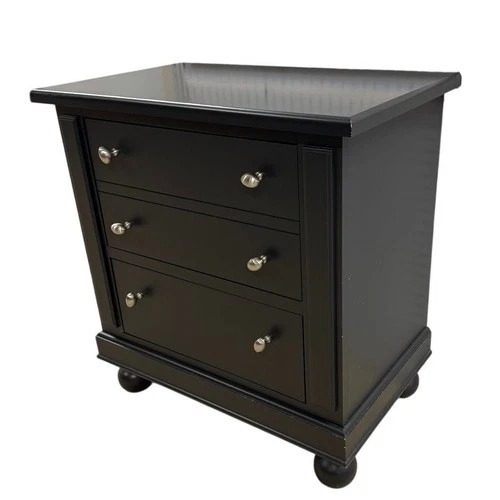 Used Broyhill Black 2 Drawer Nightstand Chest for sale on AptDeco