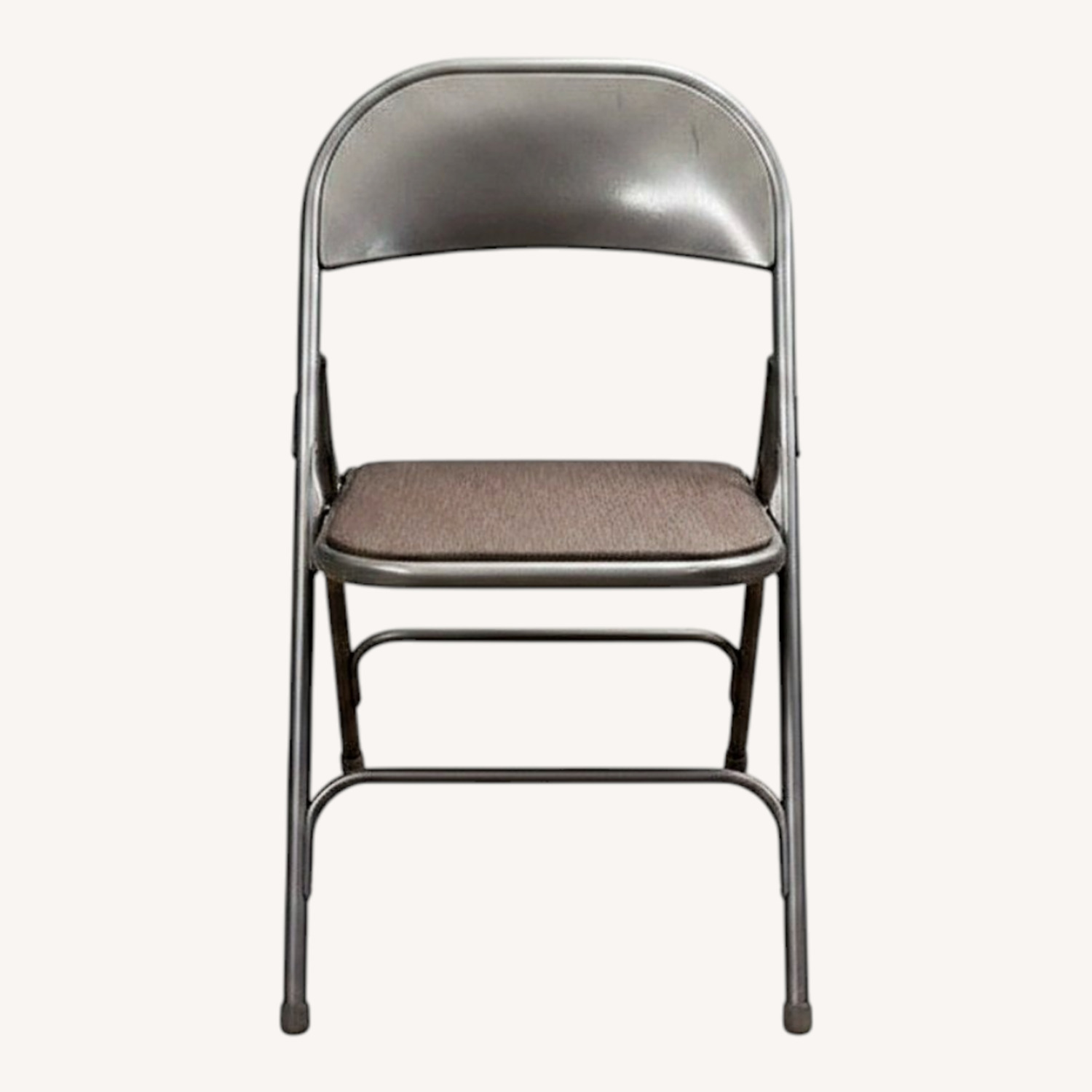 Samsonite Folding Chairs Set 2 Metal Padded Seat - image-0