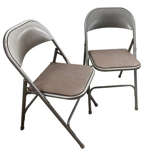 Used Samsonite Folding Chairs Set 2 Metal Padded Seat for sale on AptDeco