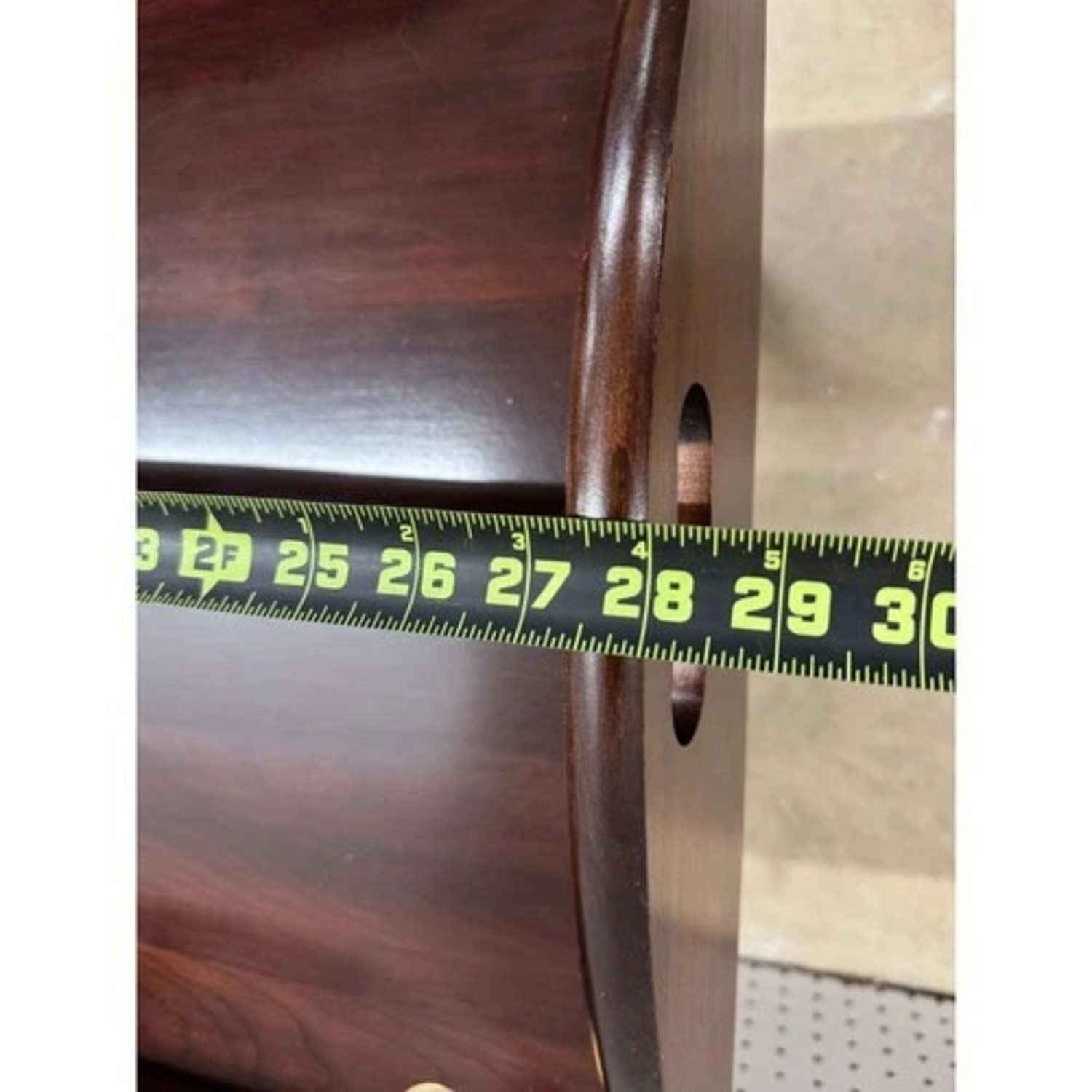Convertible Wood Coffee Table Folding Tray Sides - image-9