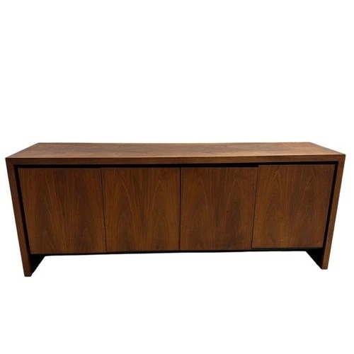 Used MCM Style Walnut Credenza 4 Door Storage Cabinet for sale on AptDeco