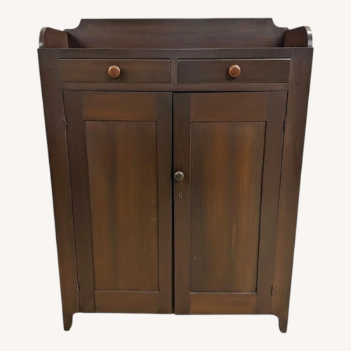 Used Wood Cabinet Sideboard 2 Drawer Shelf Storage for sale on AptDeco