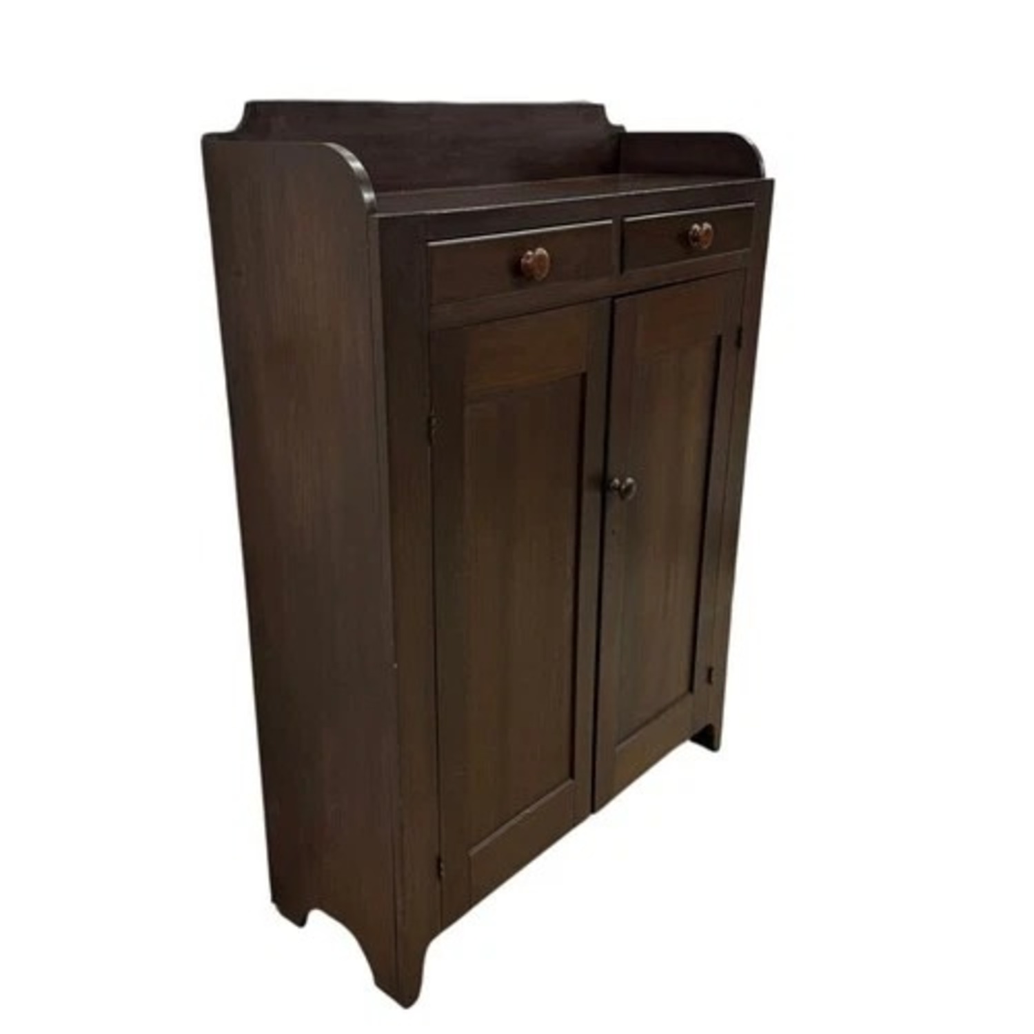 Wood Cabinet Sideboard 2 Drawer Shelf Storage - image-2