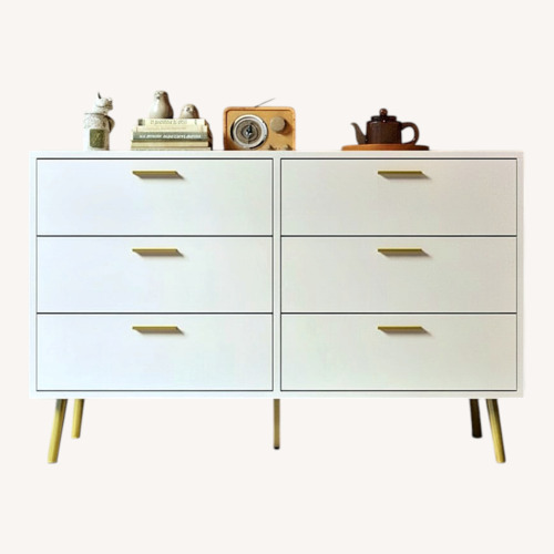 Used Rexdale White Chest of Drawers  for sale on AptDeco