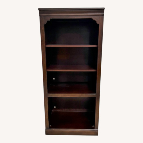 Used Hammary 4 Shelf Bookcase Dark Wood 58in for sale on AptDeco