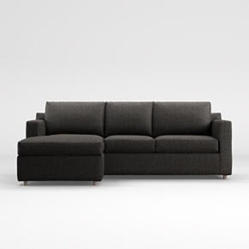 Used Crate & Barrel Barrett Sectional Sofa Chaise for sale on AptDeco