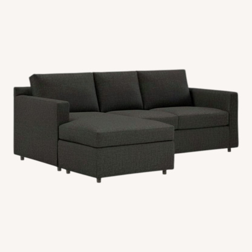 Used Crate & Barrel Barrett Sectional Sofa Chaise for sale on AptDeco