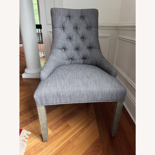Used Restoration Hardware Martine Dark Gray Dining Chair for sale on AptDeco