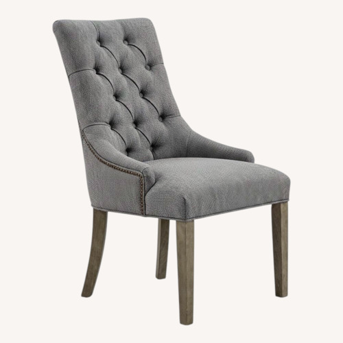 Used Restoration Hardware Martine Dark Gray Dining Chair for sale on AptDeco