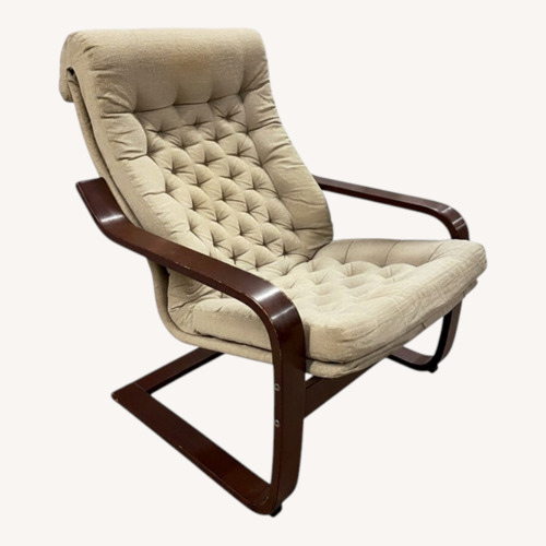 Used MCM Bentwood Lounge Chair Tufted Cushion for sale on AptDeco
