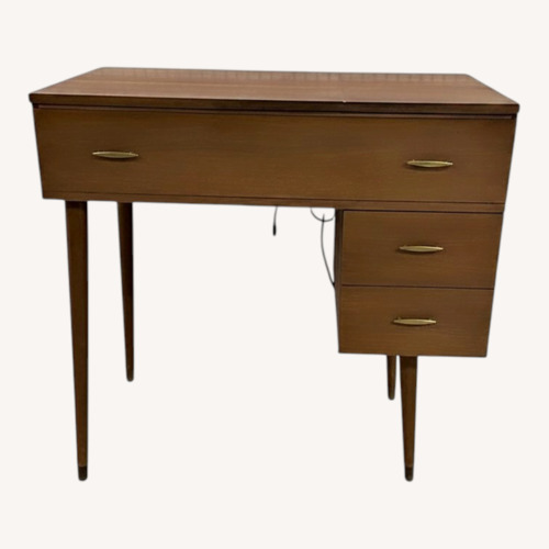 Used Singer 503 Sewing Cabinet Mid Century Flip Top for sale on AptDeco
