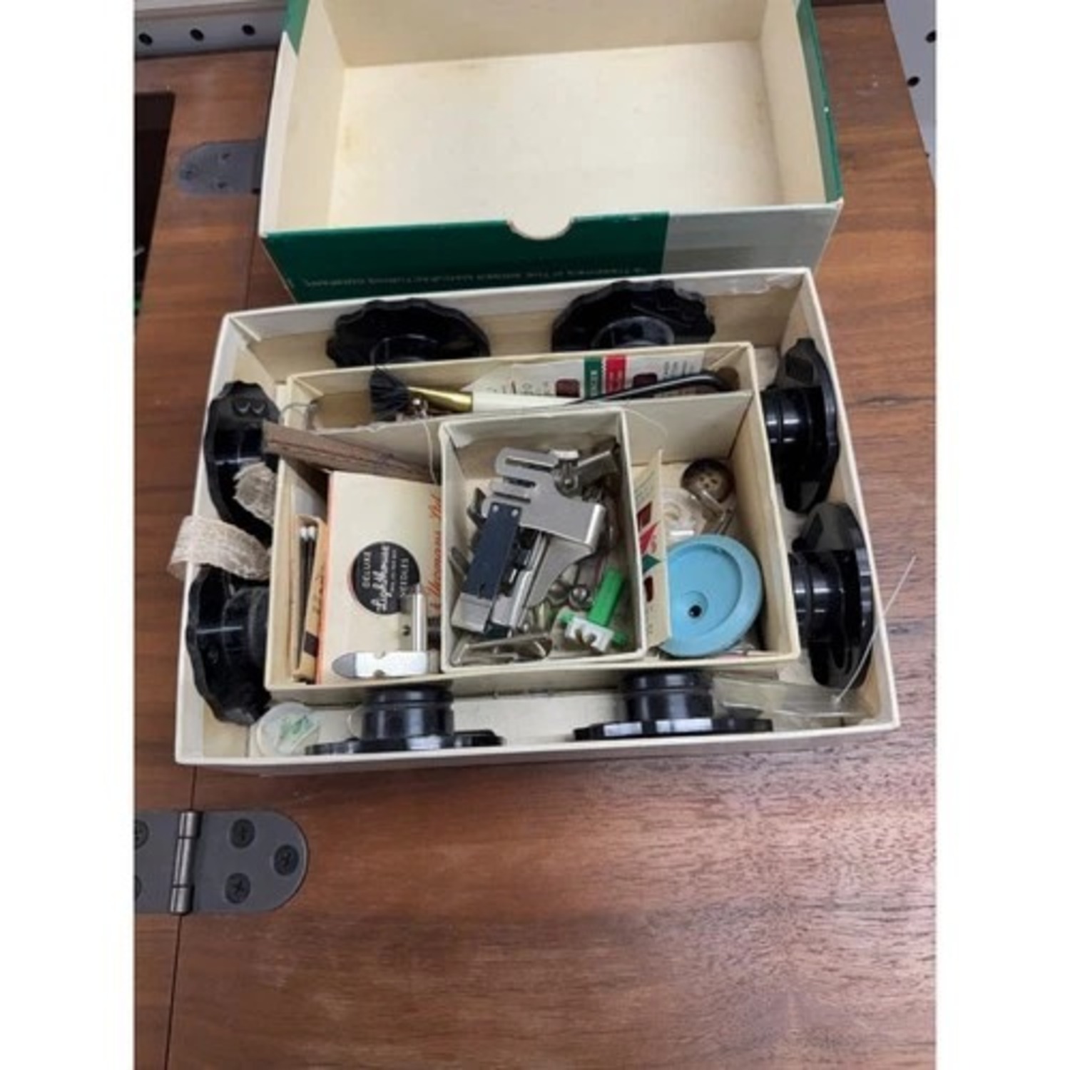 Singer 503 Sewing Cabinet Mid Century Flip Top - image-8